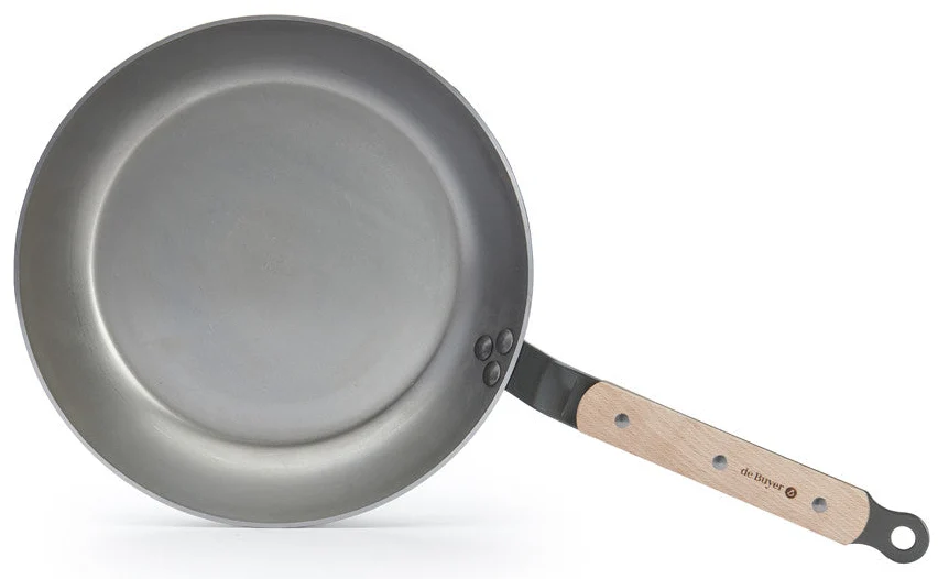 De Buyer Koekenpan Mineral B Hout - ø 28 cm - zonder anti-aanbaklaag
