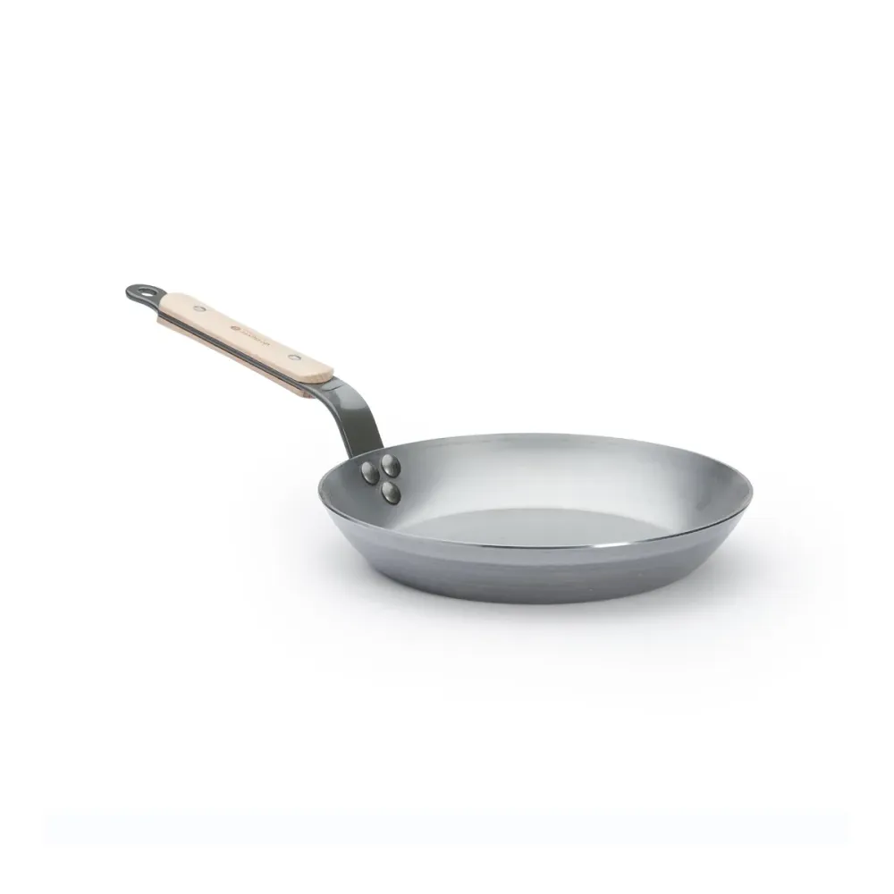 De Buyer Koekenpan Mineral B Hout - ø 24 cm - zonder anti-aanbaklaag