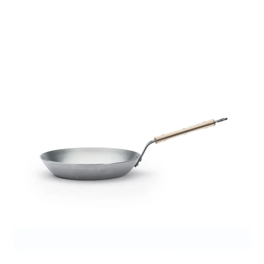 De Buyer Koekenpan Mineral B Hout - ø 26 cm - zonder anti-aanbaklaag