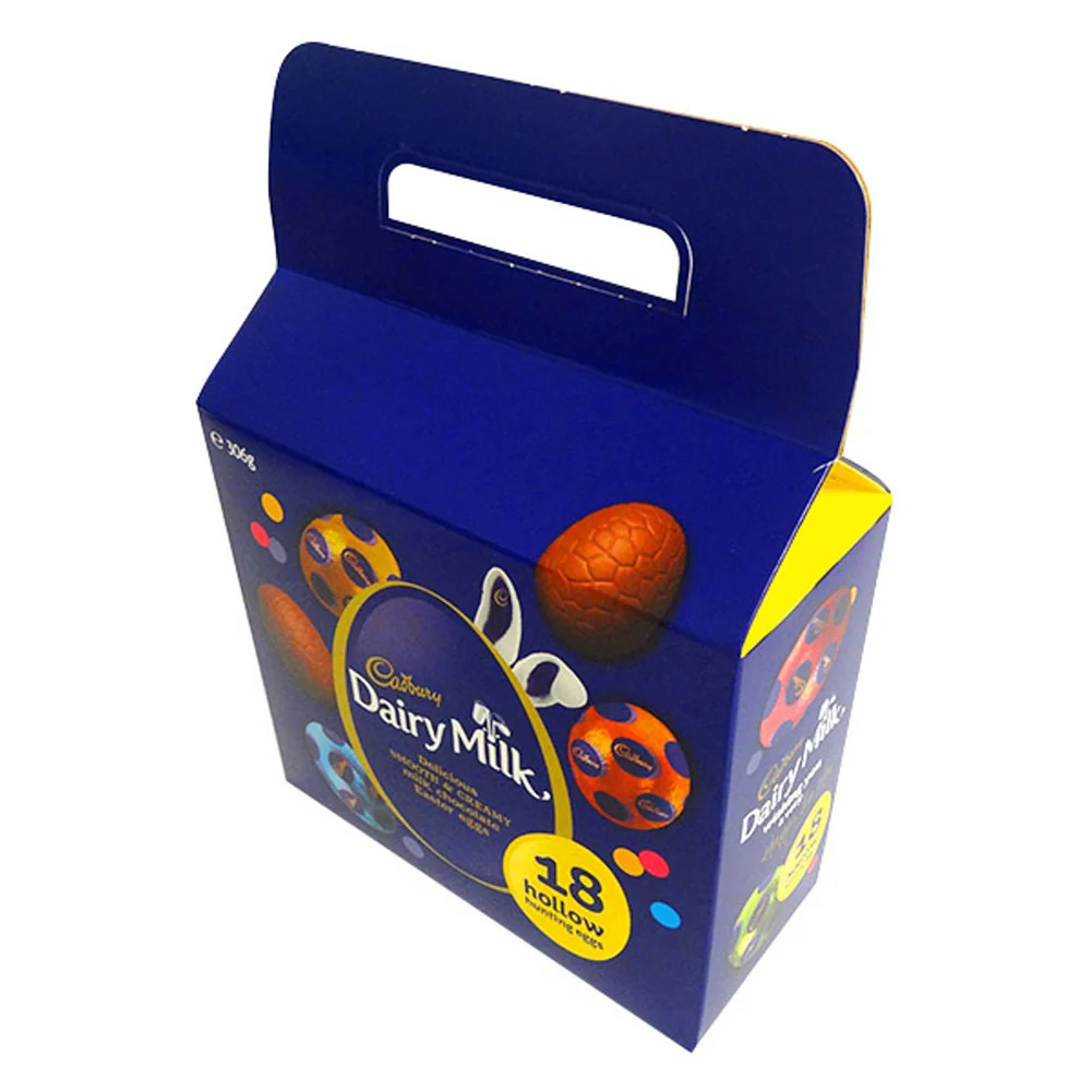 Cadbury M.Chocolate Egg Carry Box 18 Hollow Eggs 306G (tas)