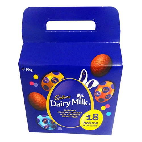 Cadbury M.Chocolate Egg Carry Box 18 Hollow Eggs 306G (tas)