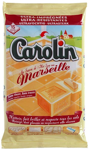 Carolin doekjes marseillezeep 15st