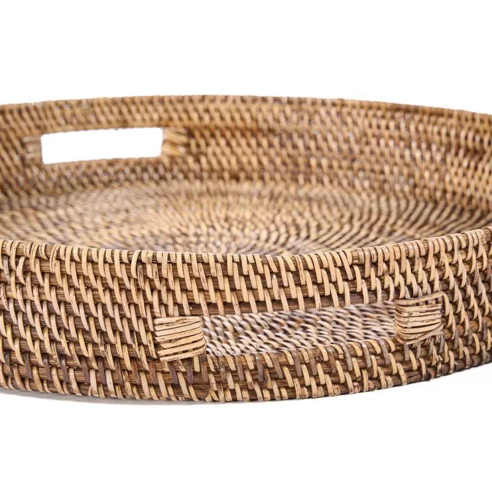 De Carry-All Dienbladen - Natuurlijk Bruin - L