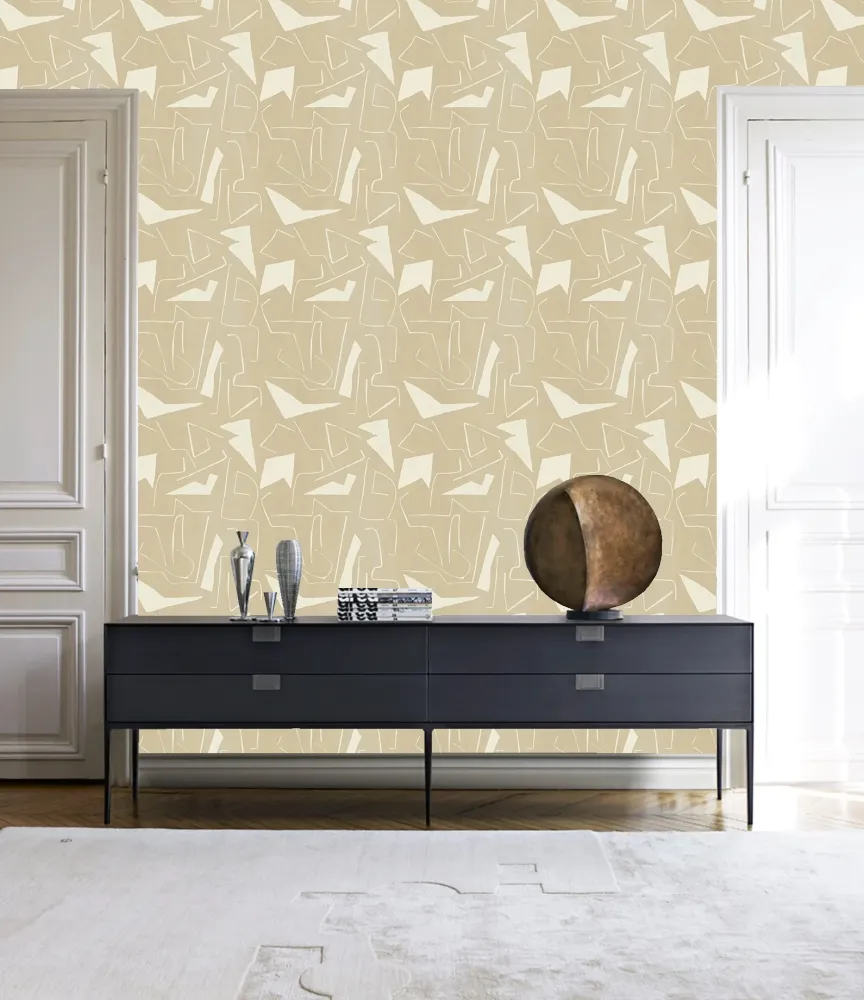 Catchii Behang Graphics Laurel green