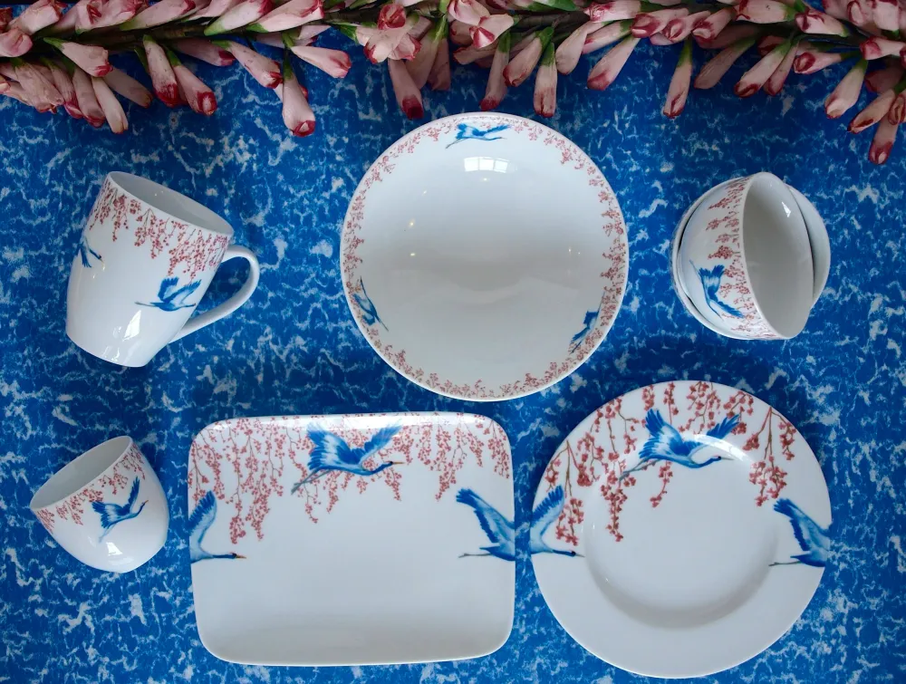Catchii Espressokopjes Cherry Blossom & Lucky Cranes