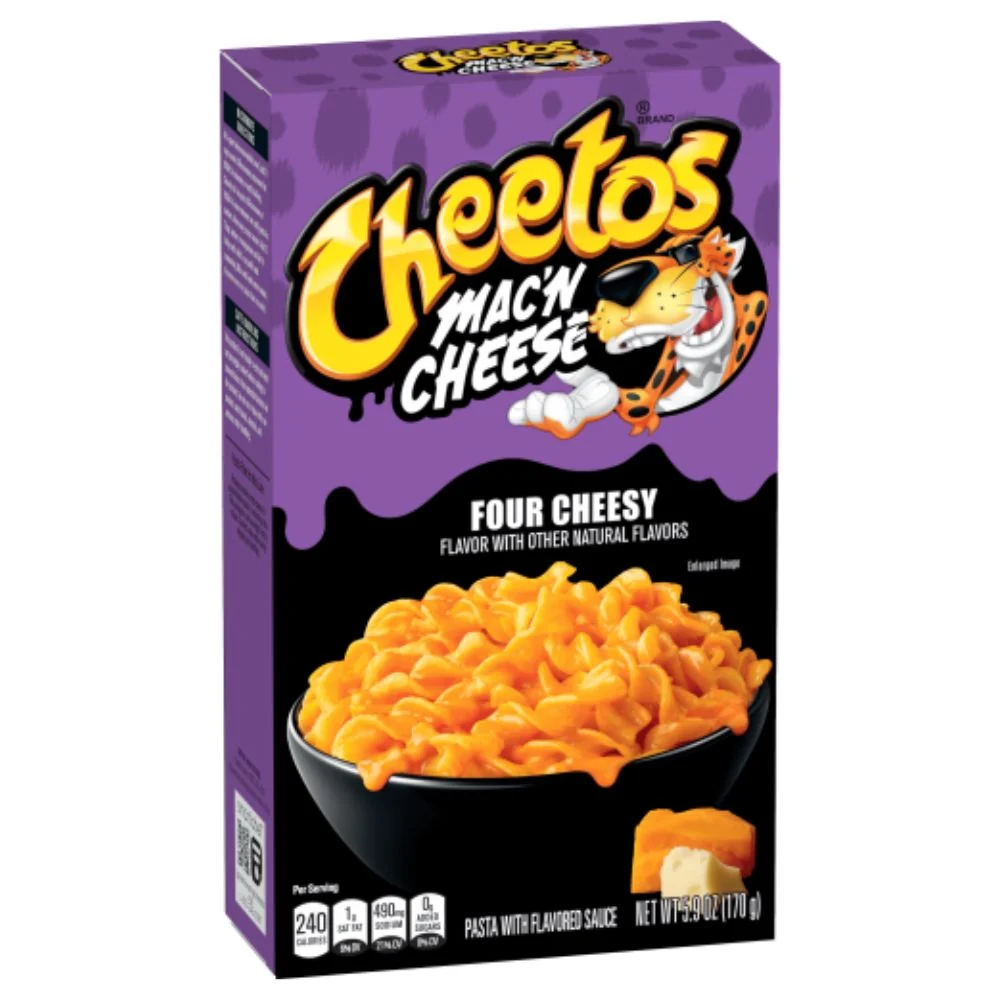 Cheetos Mac'n Cheese Four Cheesy Flavor, pasta met vier kazensmaak van 170g