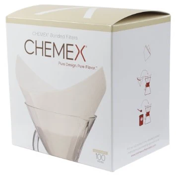 Chemex Bonded Filters Pre-folded Squares FS-100