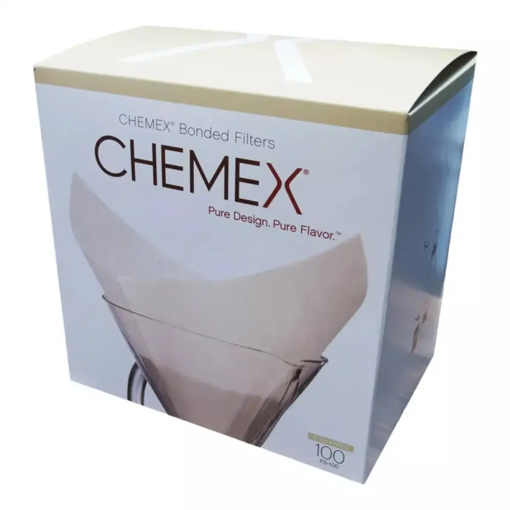 Chemex filterpapier vierkant - 100 stuks