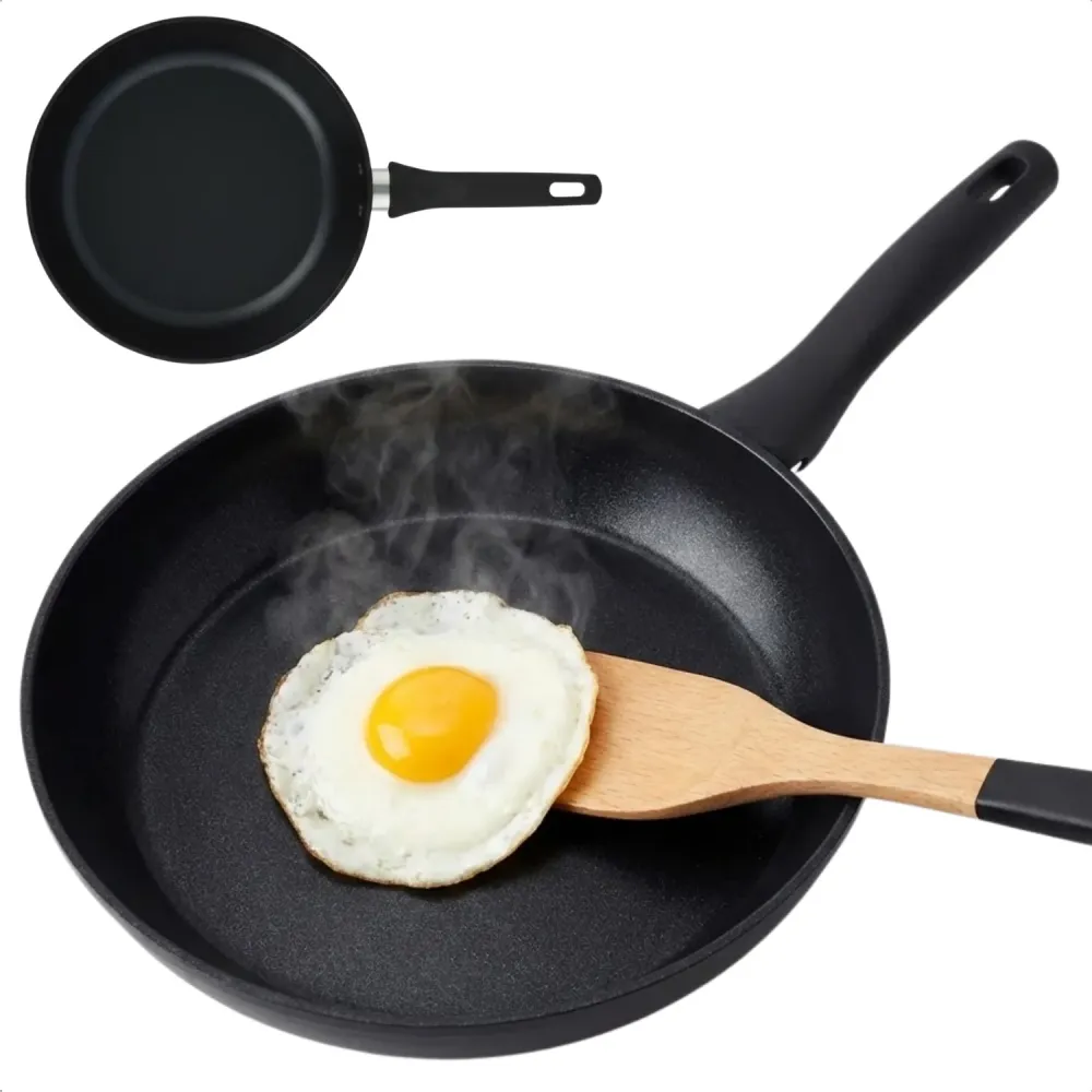 Cheqo® Koekenpan Inductie - Koekenpan - Koekenpan 24 Cm - Koekenpan Zwart - Pfas Vrije Koekenpan - Ptfe Vrije Koekenpan -...
