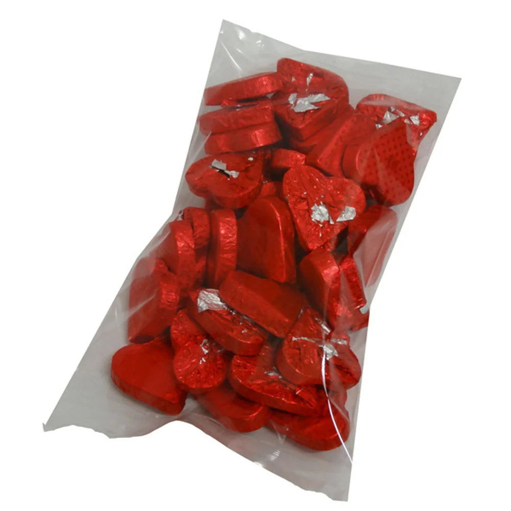Chocolade edelstenen Romeo harten reliëf Red Foly 1kg (APX 39PC) Chocolate Gems