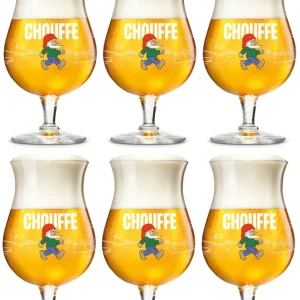 La Chouffe Bierglazen - 330 ml - 6 stuks