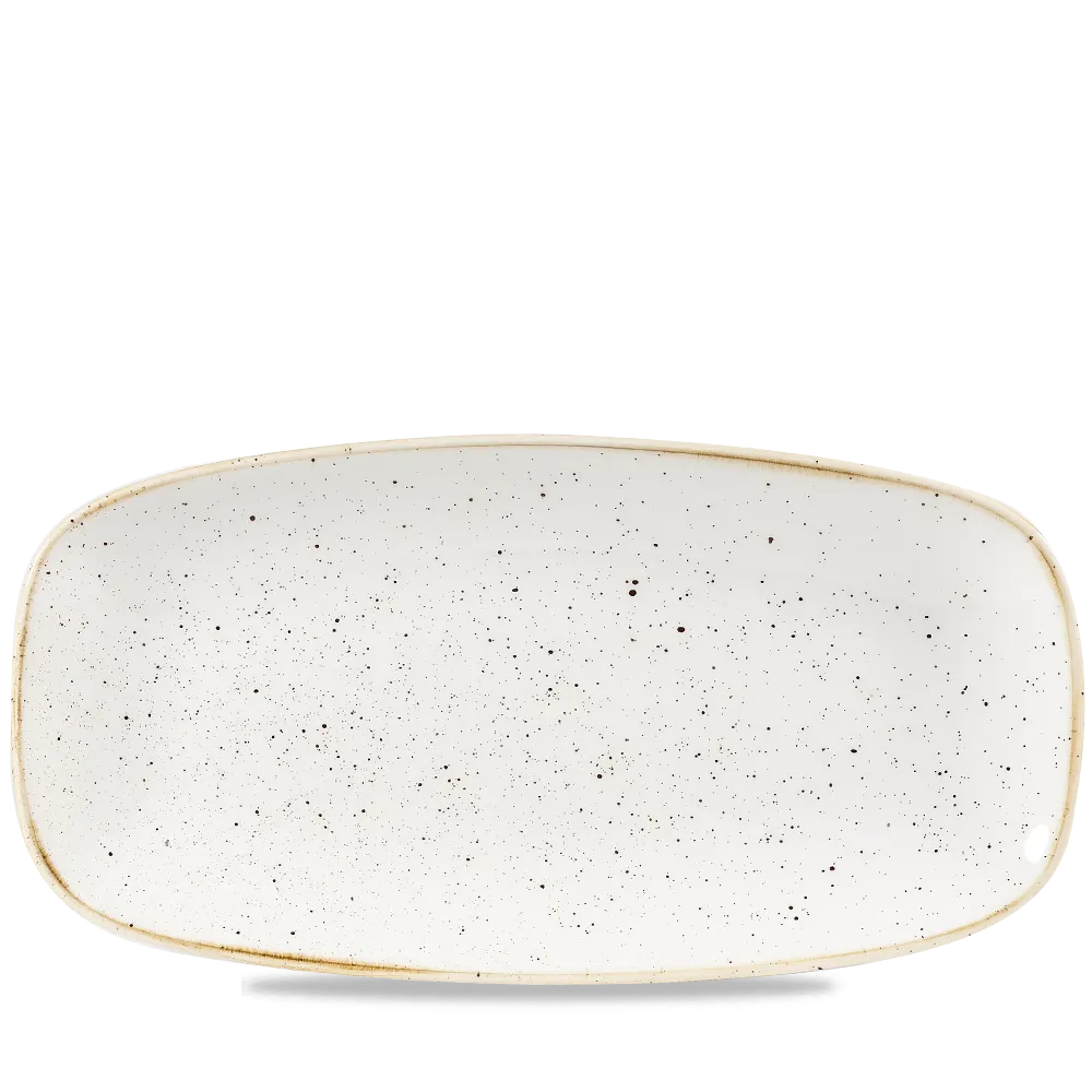 Barley White Chefs Oblong Plate 29.8 x 15.3cm 12/box Churchill