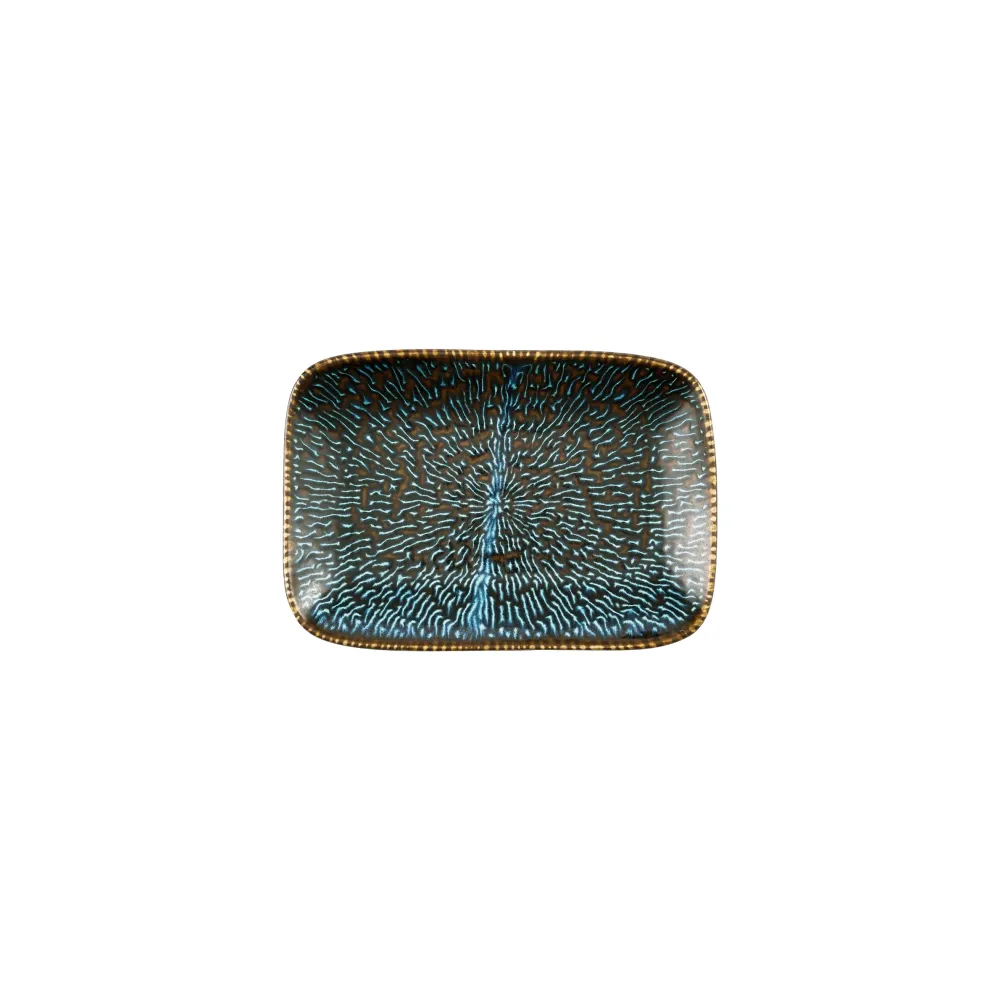 Cascade Sapphire Blue Natural Deep Tray 26 x 18 cm 6/box Churchill
