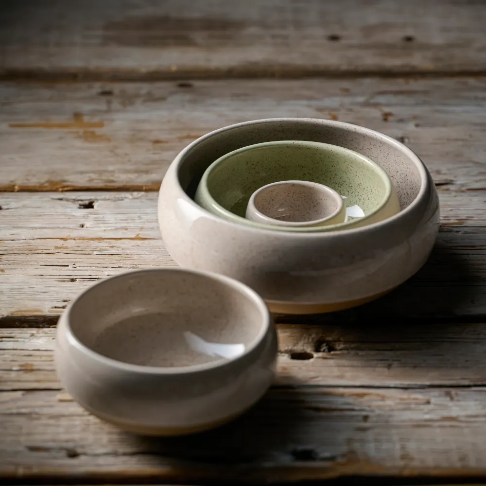 Emerge Stonecast Speckled White Deep Bowl 15,8 cm 6/box Churchill