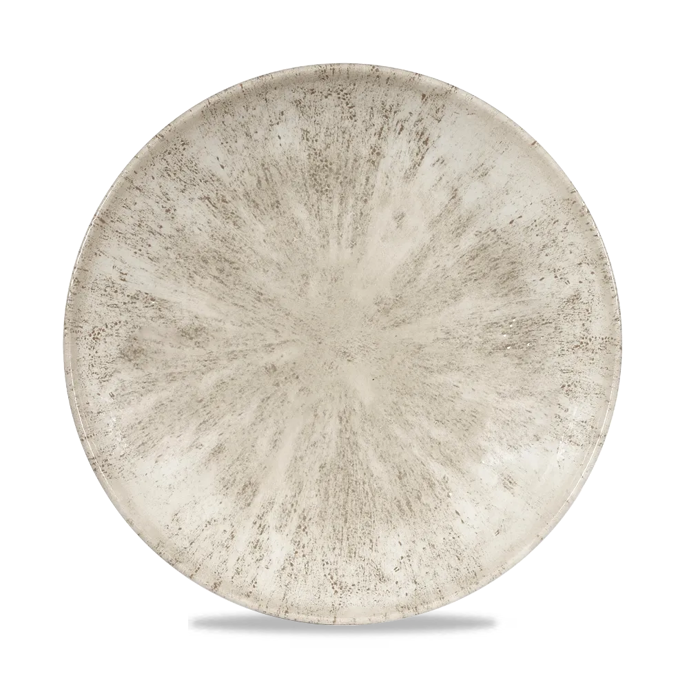 Stone Agate Grey Evolve Coupe Plate 22cm 12/box Churchill
