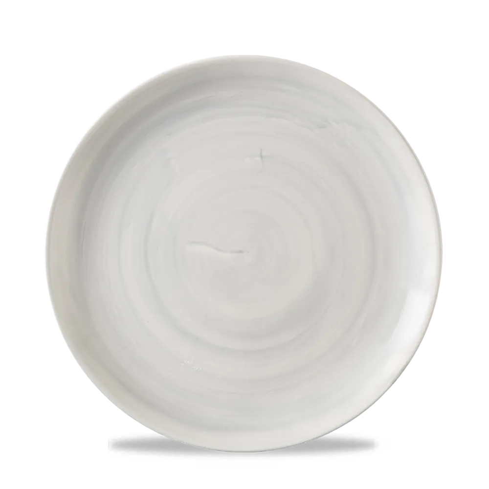 Stonecast Canvas Grey Evolve Coupe Plate 21,7cm 12/box Churchill