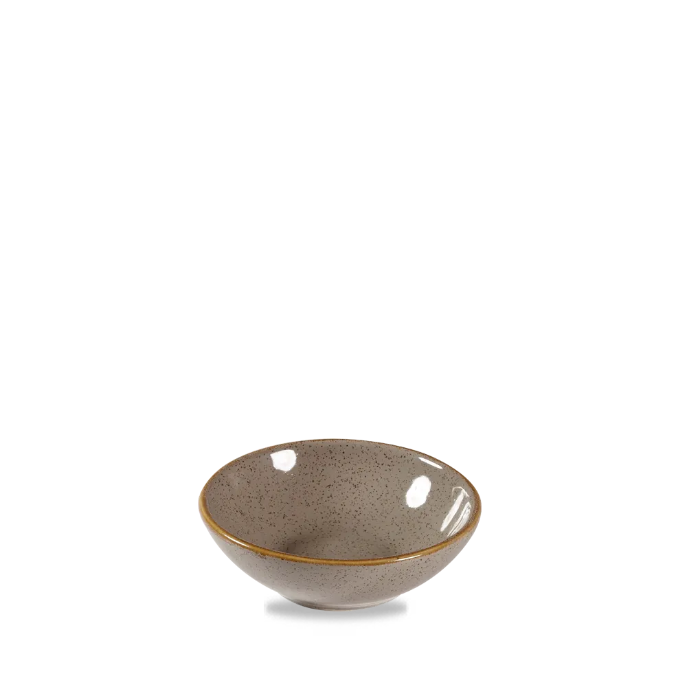 Stonecast Grey Shallow Bowl 177ml 12/box Churchill