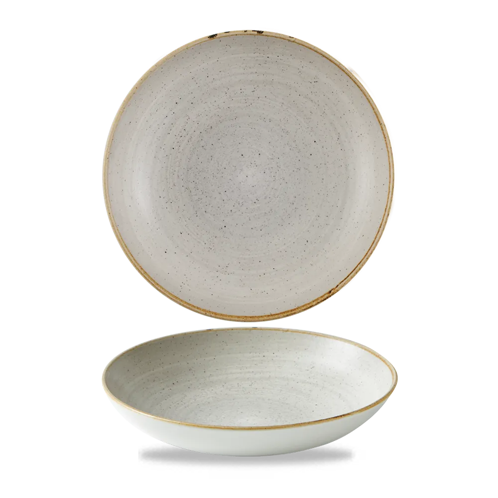 Stonecast Raw Grey Coupe Bowl 18,2 cm 12/box Churchill