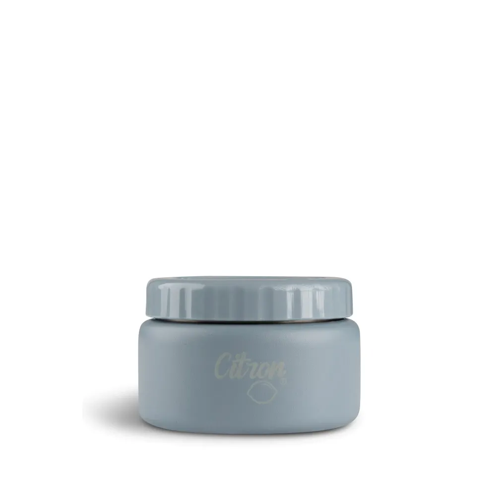 Citron Thermosfles 250ml Stoffig Blauw