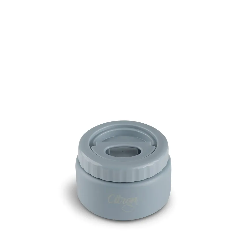 Citron Thermosfles 250ml Stoffig Blauw