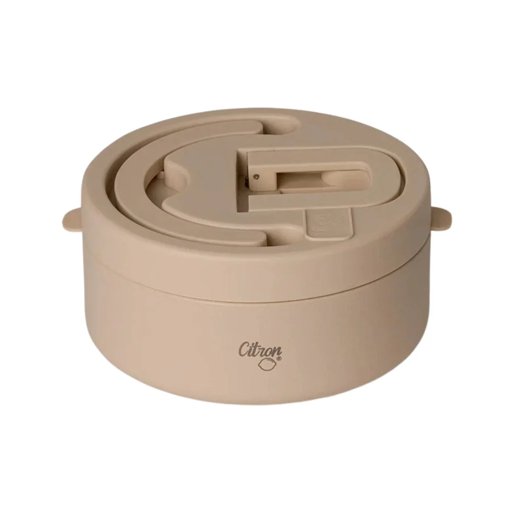 Citron Thermosfles 400ml Beige