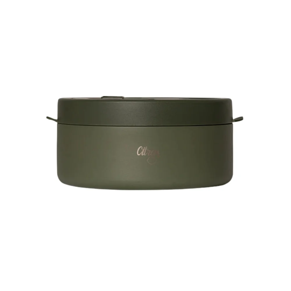 Citron Thermosfles 400ml Olijfgroen