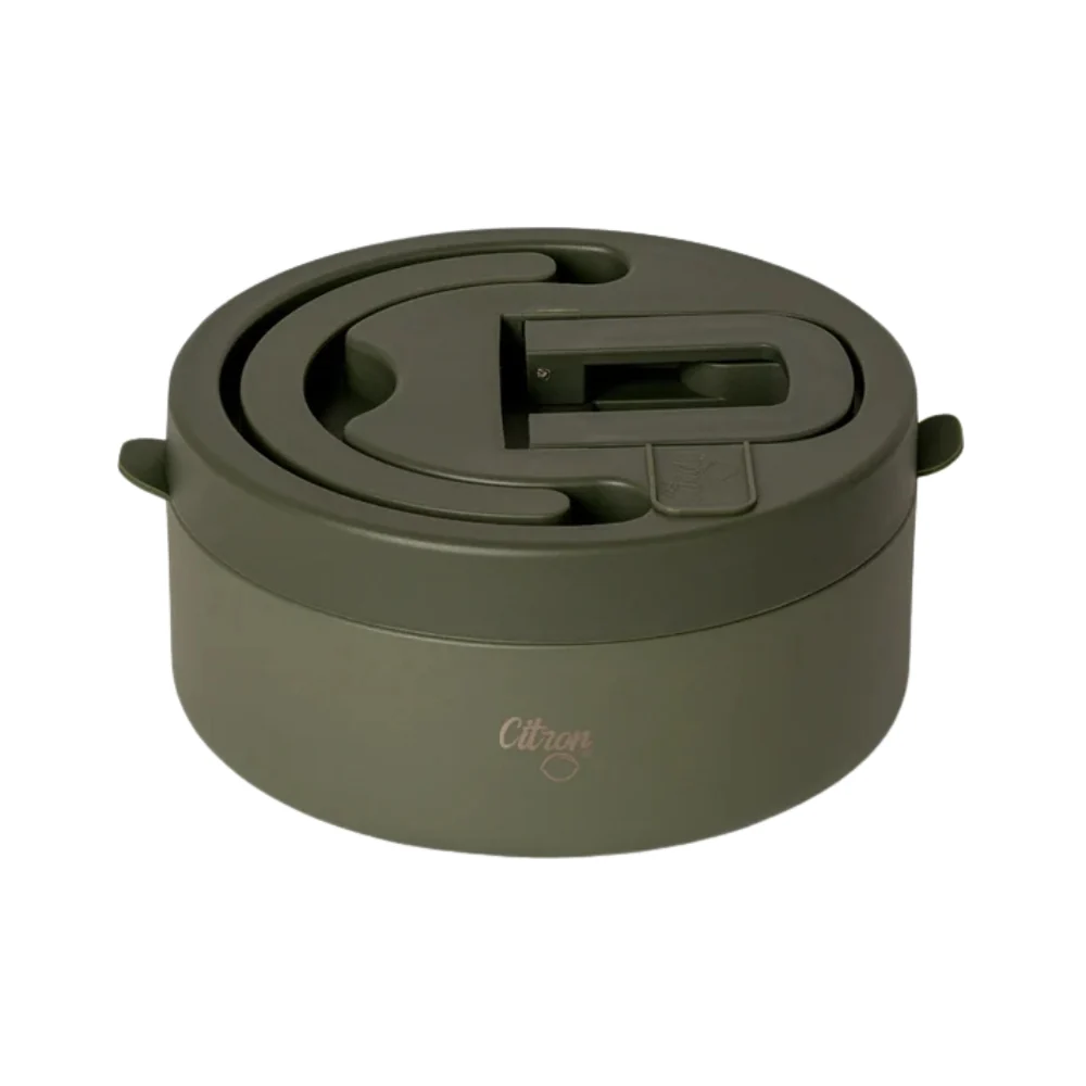 Citron Thermosfles 400ml Olijfgroen