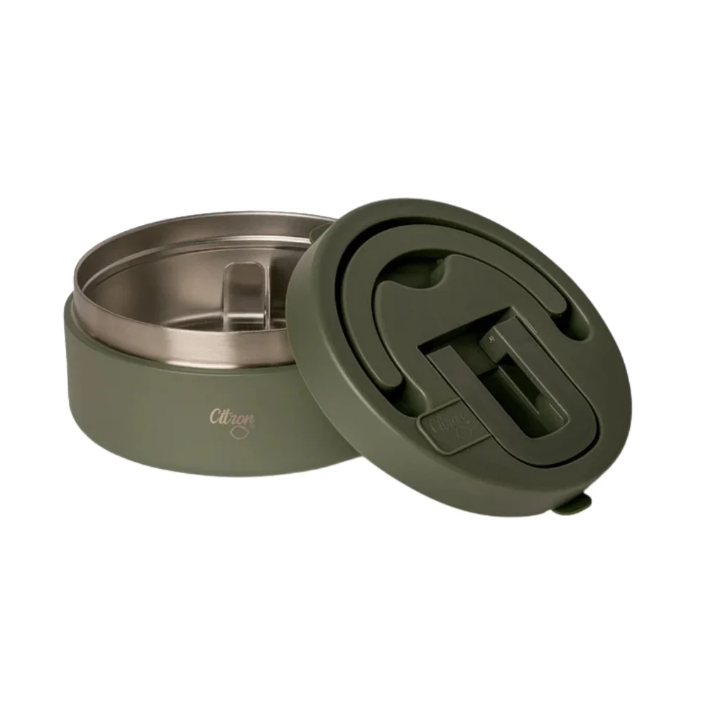 Citron Thermosfles 400ml Olijfgroen