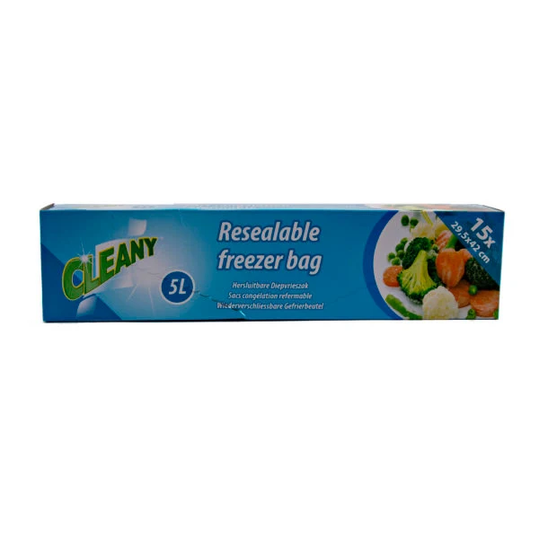 hersluitbare diepvrieszakken CLEANY