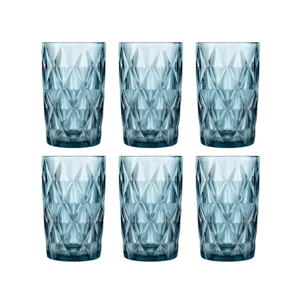 Cok Escorial Longdrinkglas Blauw 40 cl - Doos 6 stuks