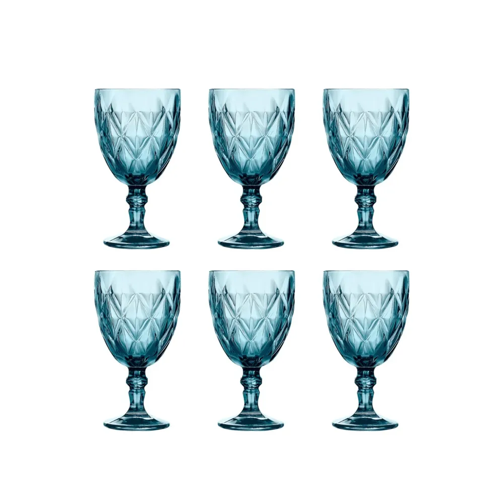 Cok Escorial Wijnglas Blauw 35 cl - Doos 6 stuks