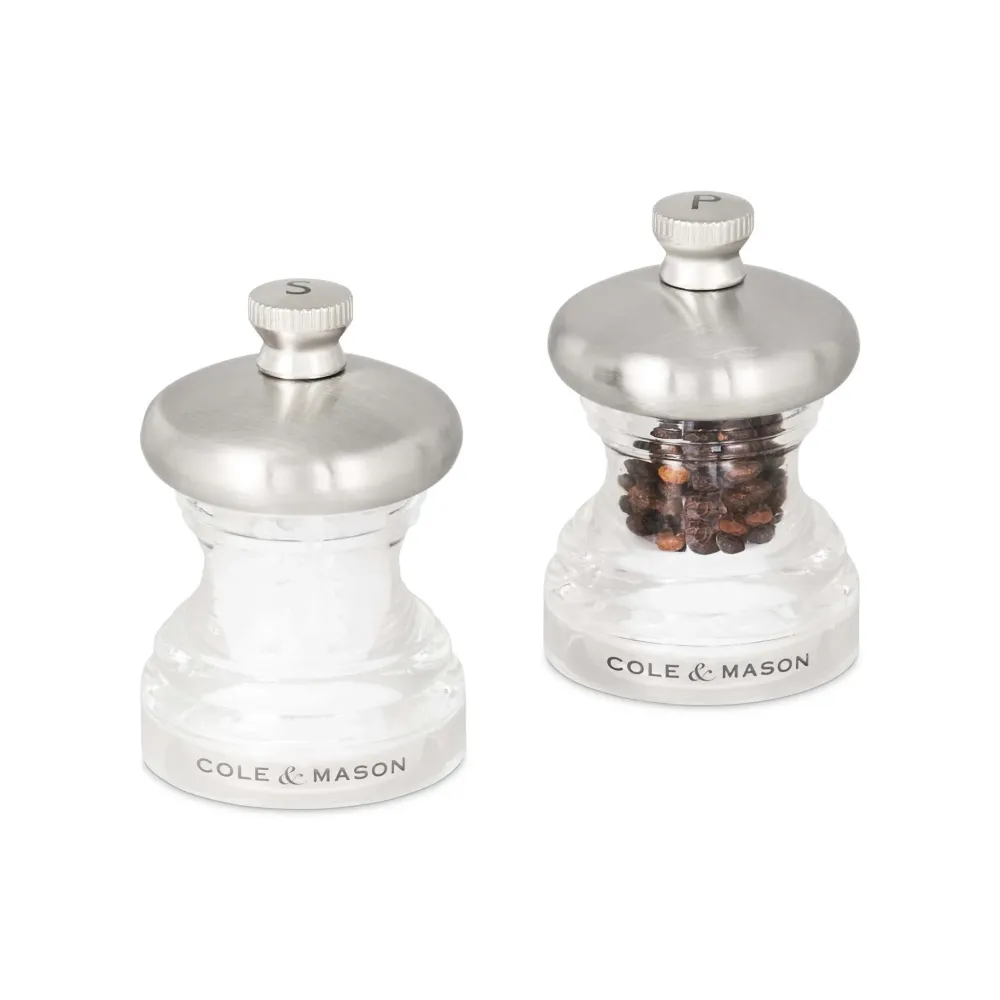 Button Clear Set Peper- & Zoutmolen Cole & Mason