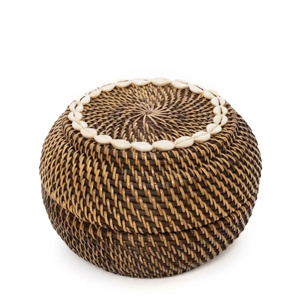 De Colonial Peek--Boo Mand - Naturel Bruin - M
