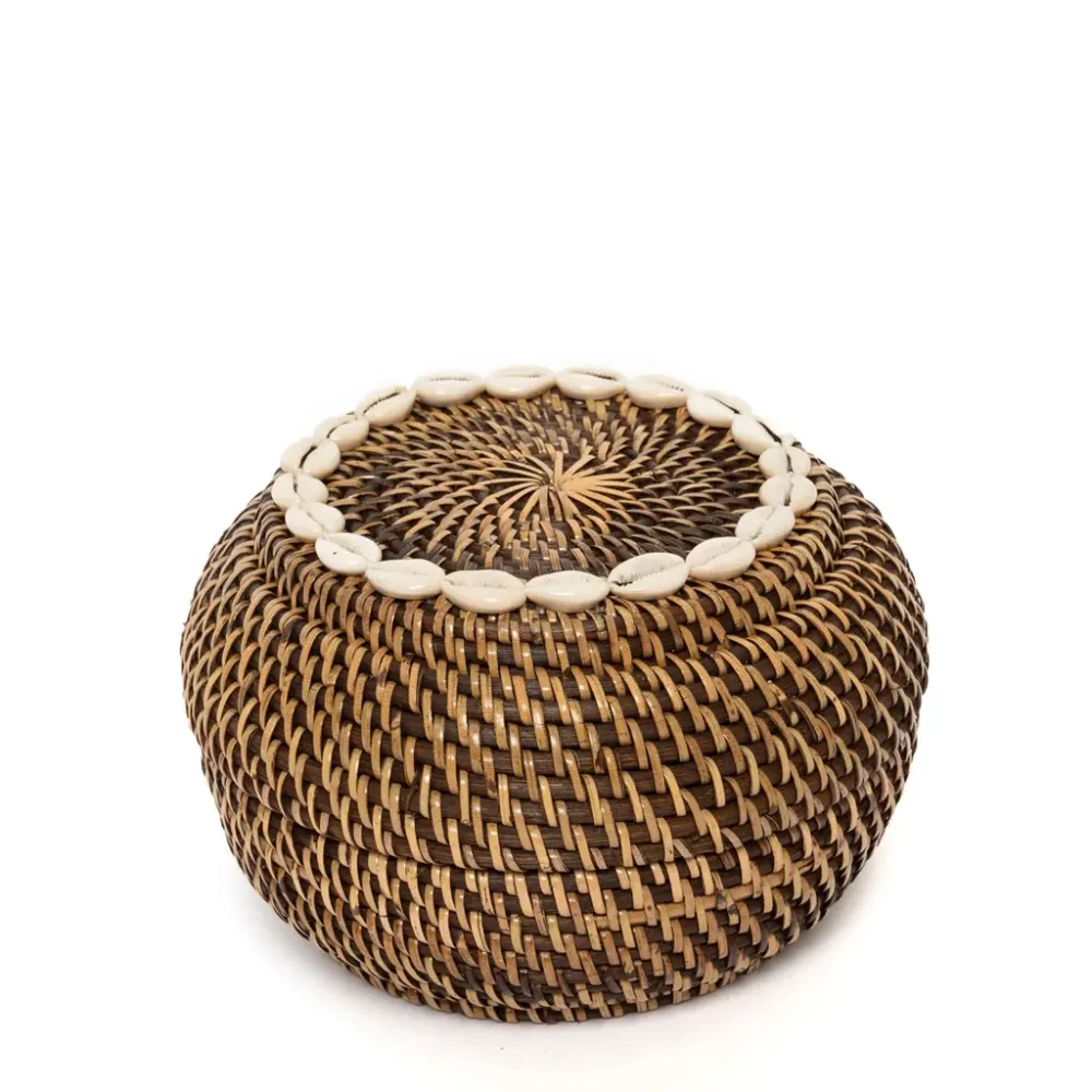 De Colonial Peek--Boo Mand - Naturel Bruin - S
