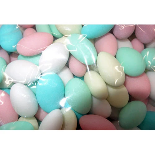 Suiker gecoate amandelen gemengde kleuren 1 kg Confectionery House