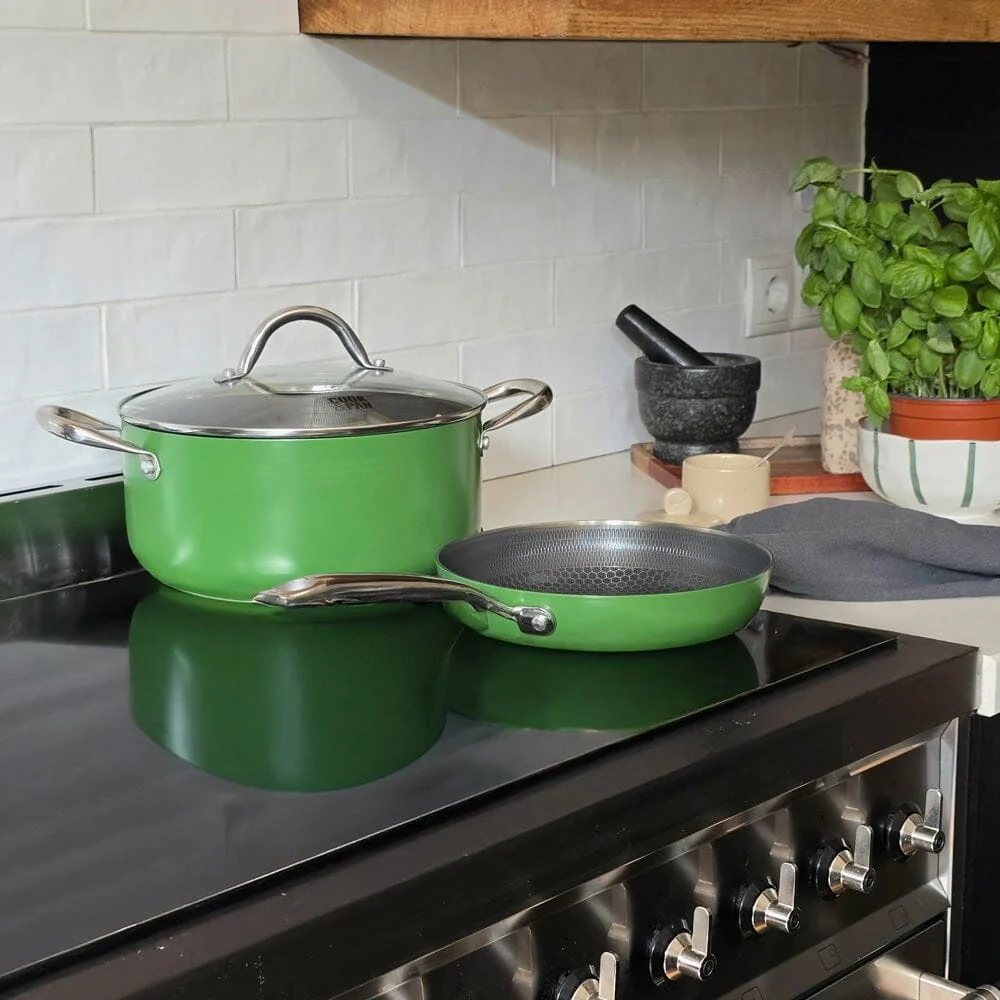 Cook & Pan - Honey Go Green Koekenpannenset 2-delig