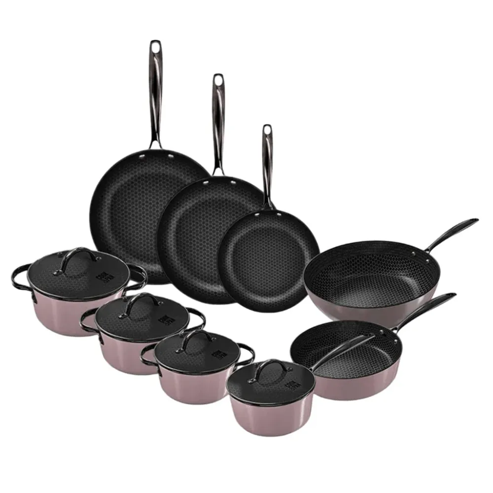 Cook & Pan - Honey Taupe Mind Pannenset 9-delig