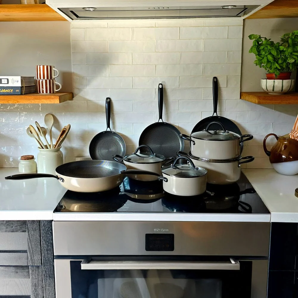 Cook & Pan - Honey Taupe Mind Pannenset 9-delig