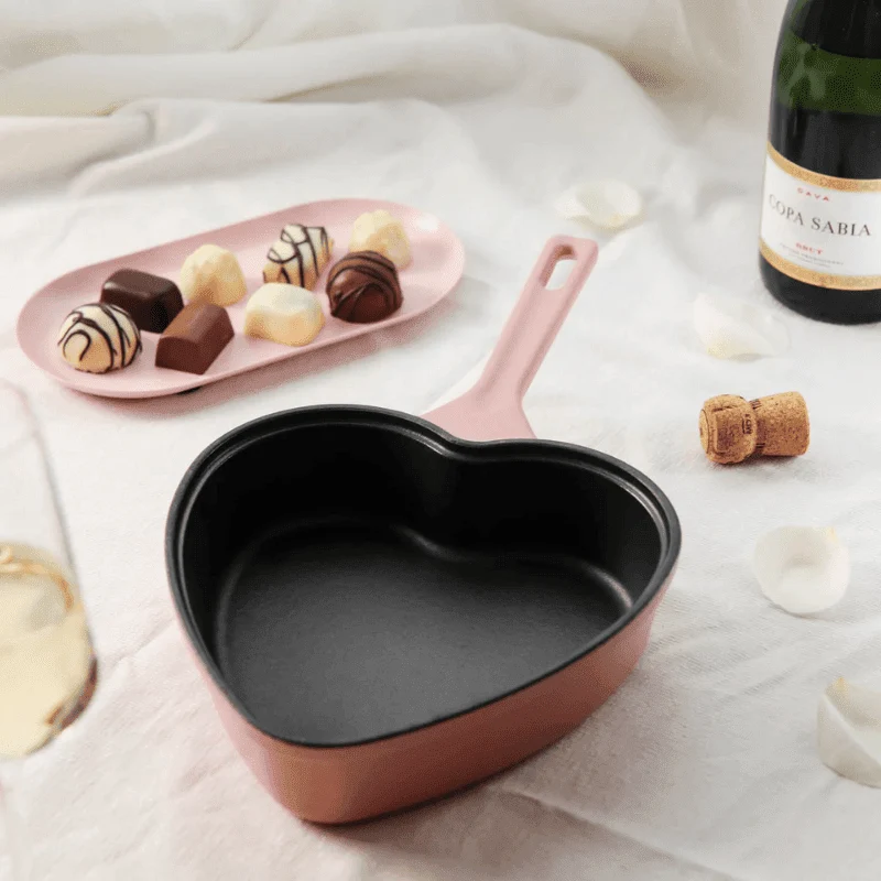 Cook & Pan - Love Gietijzeren Hartjes Koekenpan 20 cm