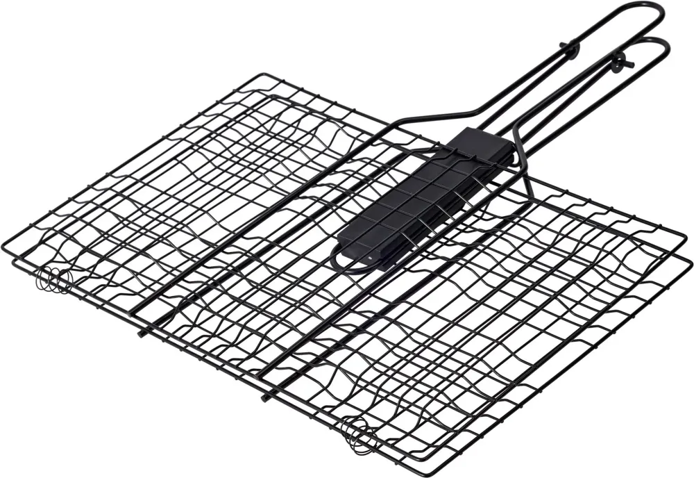Cookinglife BBQ Hamburgergrill Fire & Flavour 32.5 x 22 cm - Non-Stick Metaal