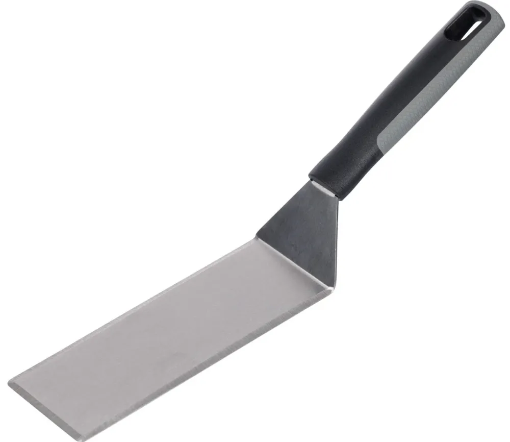 Cookinglife BBQ Spatel Fire & Flavour RVS 35 cm - Grill Spatel Zwart/Grijs