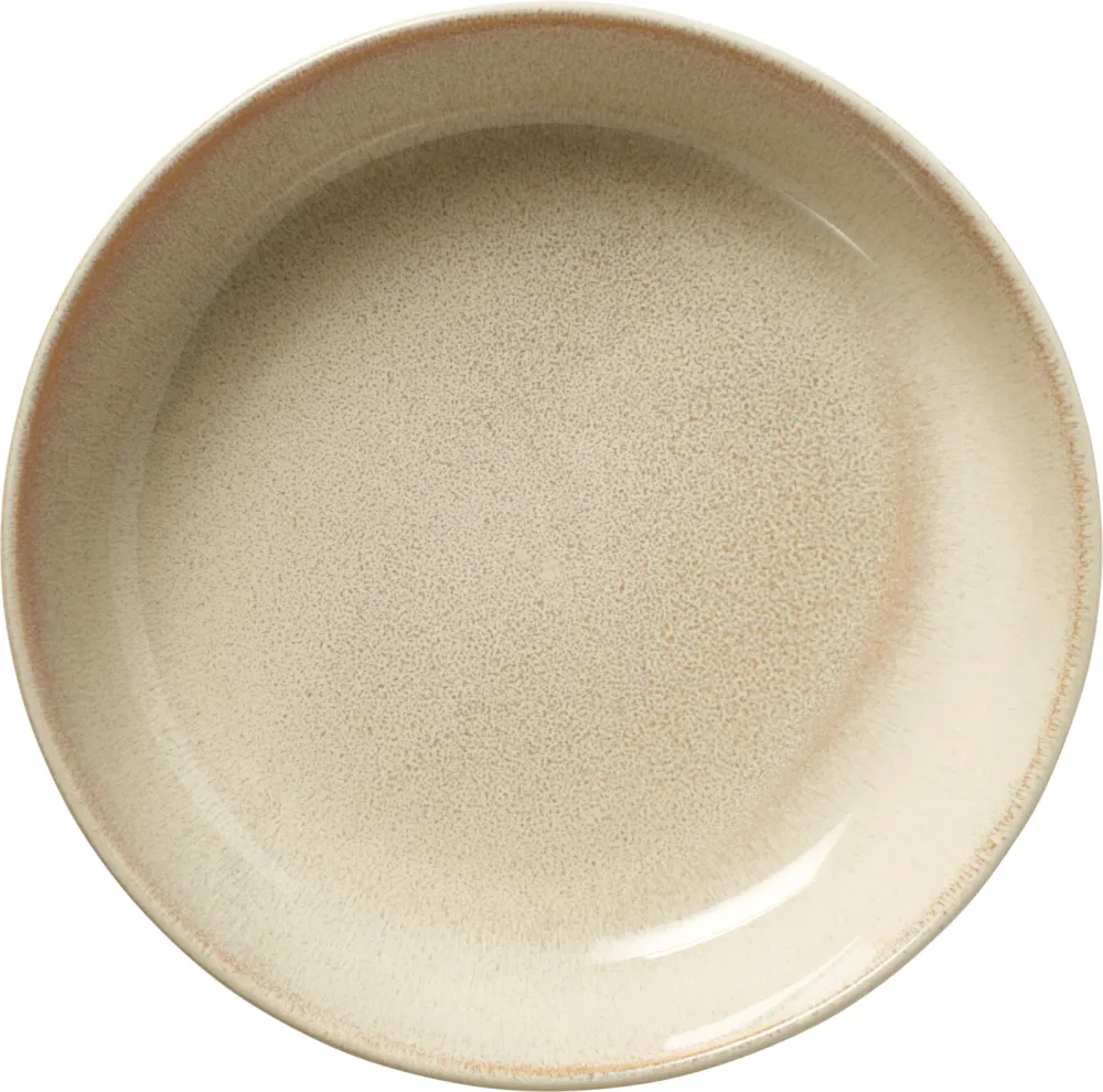 Cookinglife Diepe Borden / Pastaborden Serene Zand ø 23 cm - Aardewerk - 4 stuks