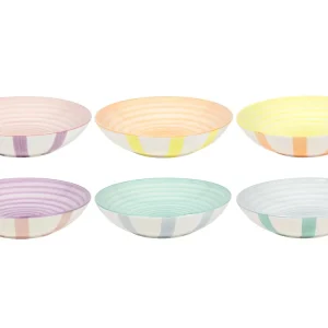 Cookinglife Diepe Borden / Pastaborden Spring Vibes ø 21 cm - 6 Stuks