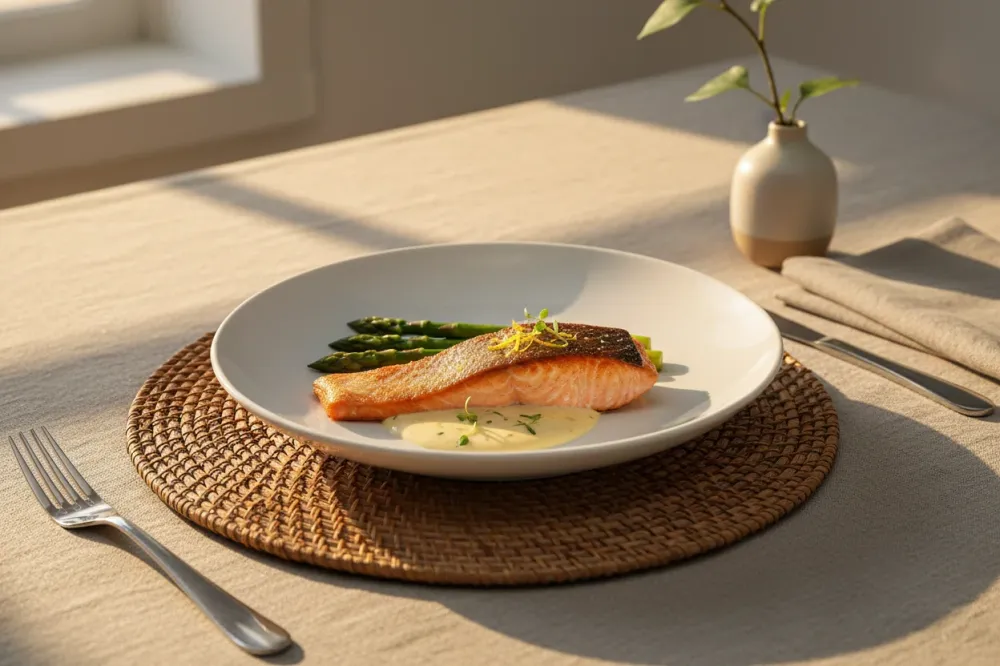 Cookinglife Dinerbord Porselein Ø 27 cm - 4 Stuks - Strak Modern Bord Wit