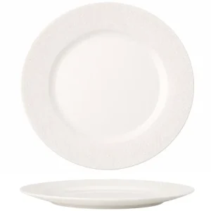 Cookinglife Dinerborden - CampVibe - Outdoor - Kunststof - Onbreekbaar - Wit ø 28 cm - 4 Stuks