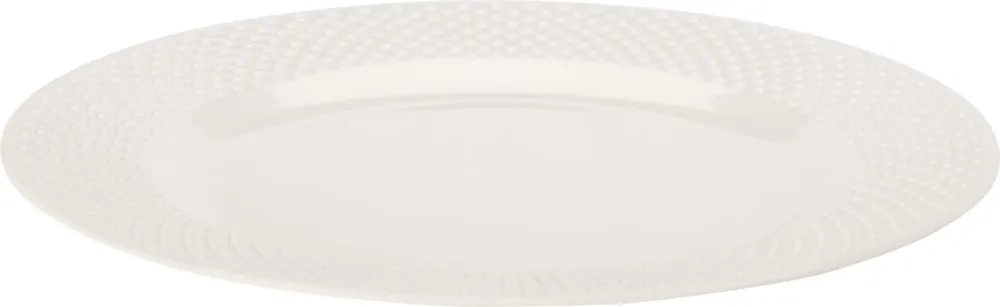 Cookinglife Dinerborden - CampVibe - Outdoor - Kunststof - Onbreekbaar - Wit ø 28 cm - 4 Stuks