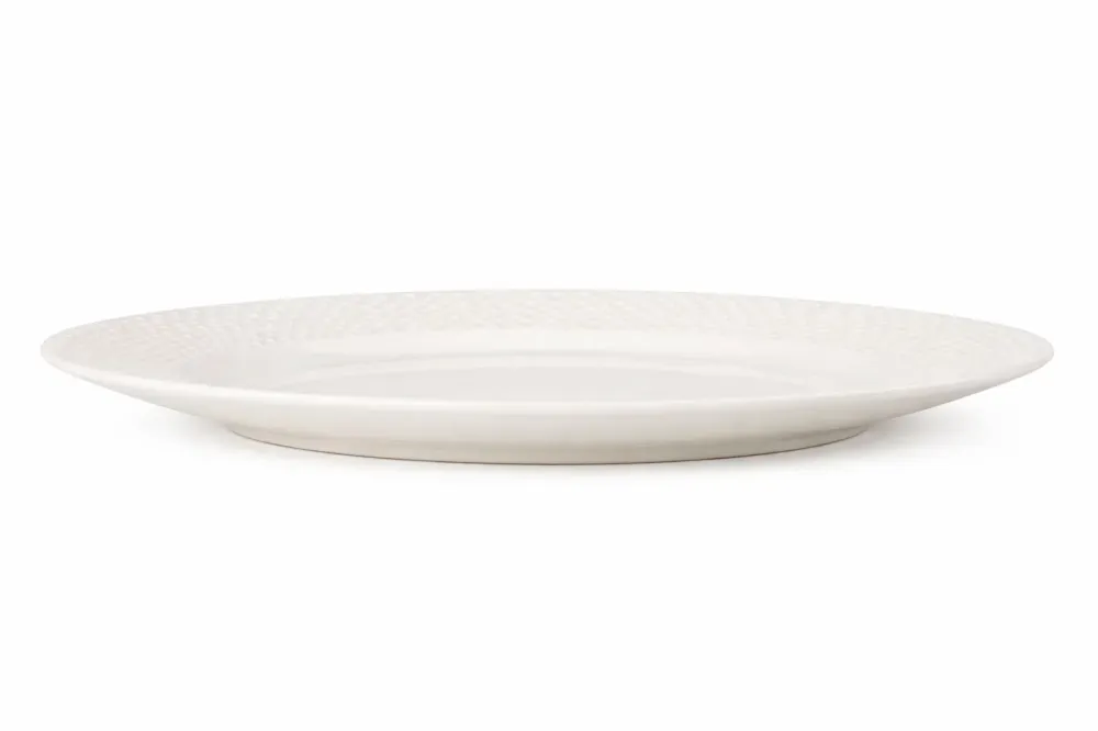 Cookinglife Dinerborden - CampVibe - Outdoor - Kunststof - Onbreekbaar - Wit ø 28 cm - 4 Stuks