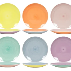 Cookinglife Dinerborden Pastel Harmony ø 26.5 cm - 6 Stuks