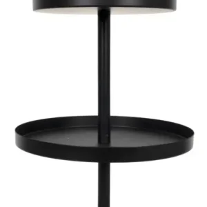 Cookinglife Etagère metaal zwart ø 20, 25 & 30 cm - 3-laags - 55 cm hoog