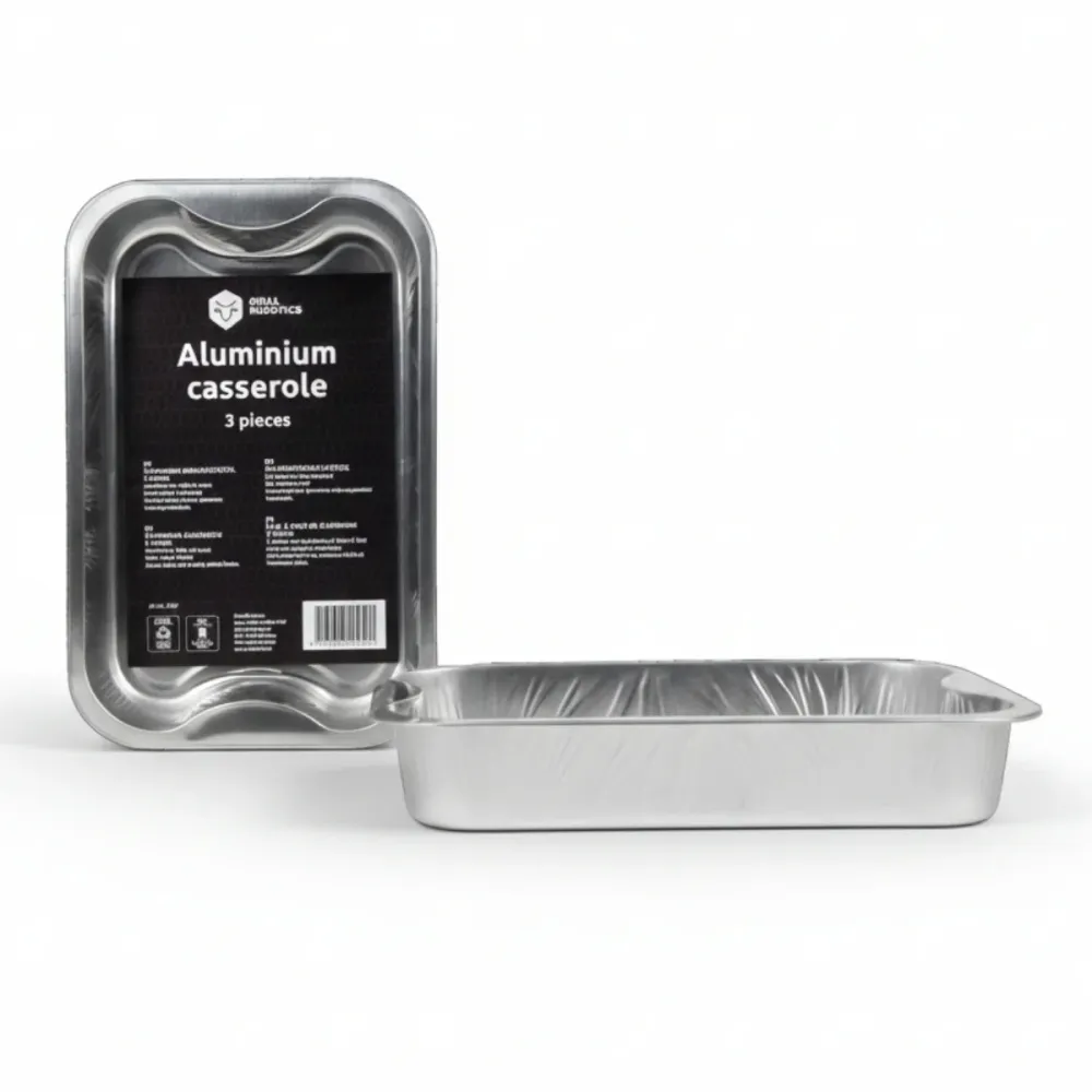 Cookinglife Grill BBQ Aluminium Bakjes / BBQ Grill Tray - 30 x 20 cm - 9 stuks